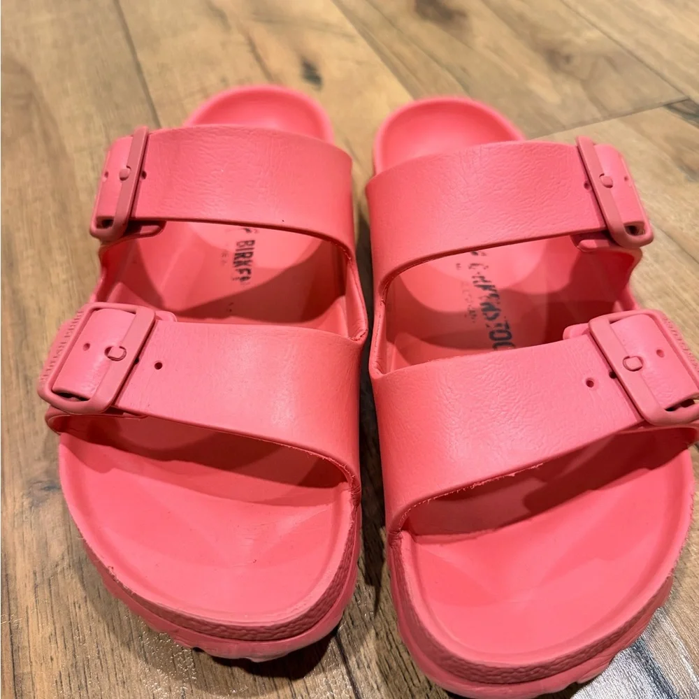Birkenstock Women’s Essentials Eva Two-Strap Sandal in Pink - Picture 2 of 6
